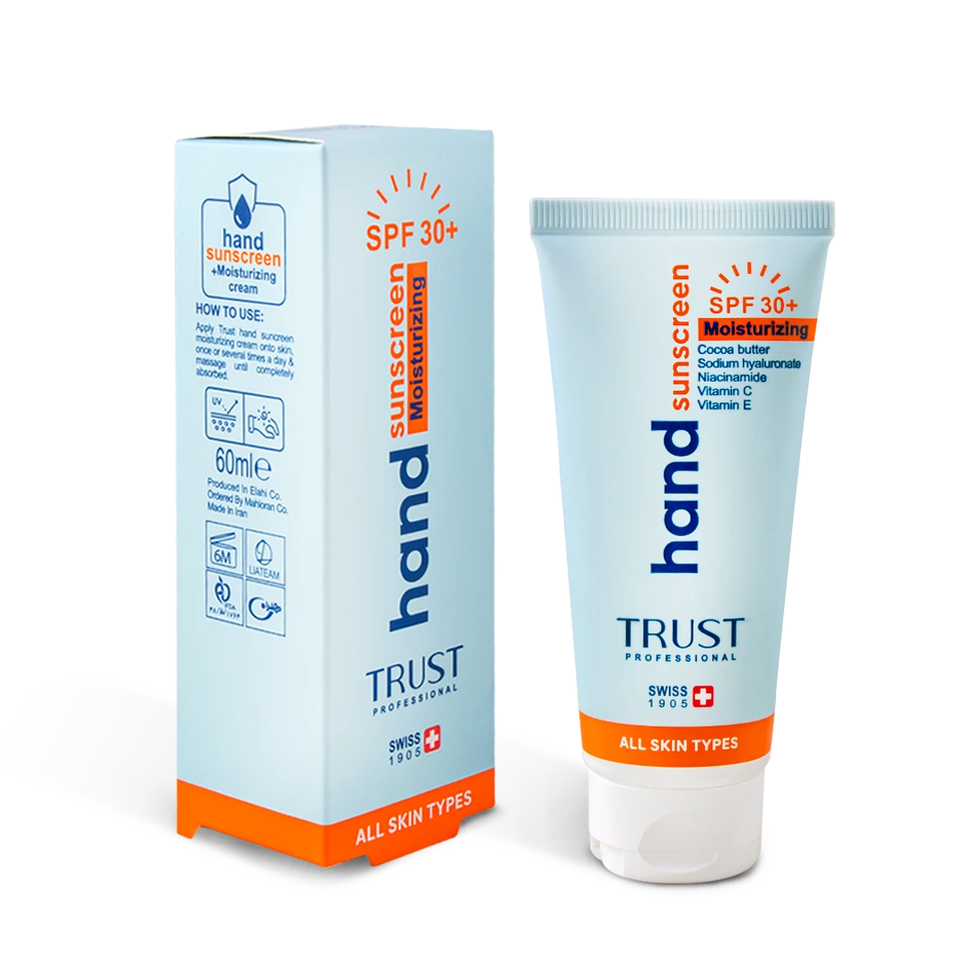 کرم تخصصی دست ضدآفتاب و آبرسان +SPF30 بیرنگ تراست