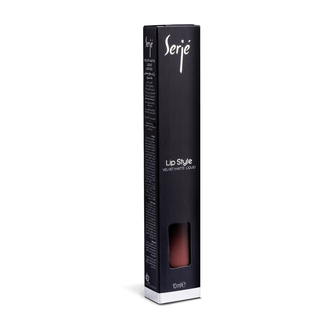 رژ لب مایع مخملی مات سرژه کد 105 (Mauve Red) - تصویر 5