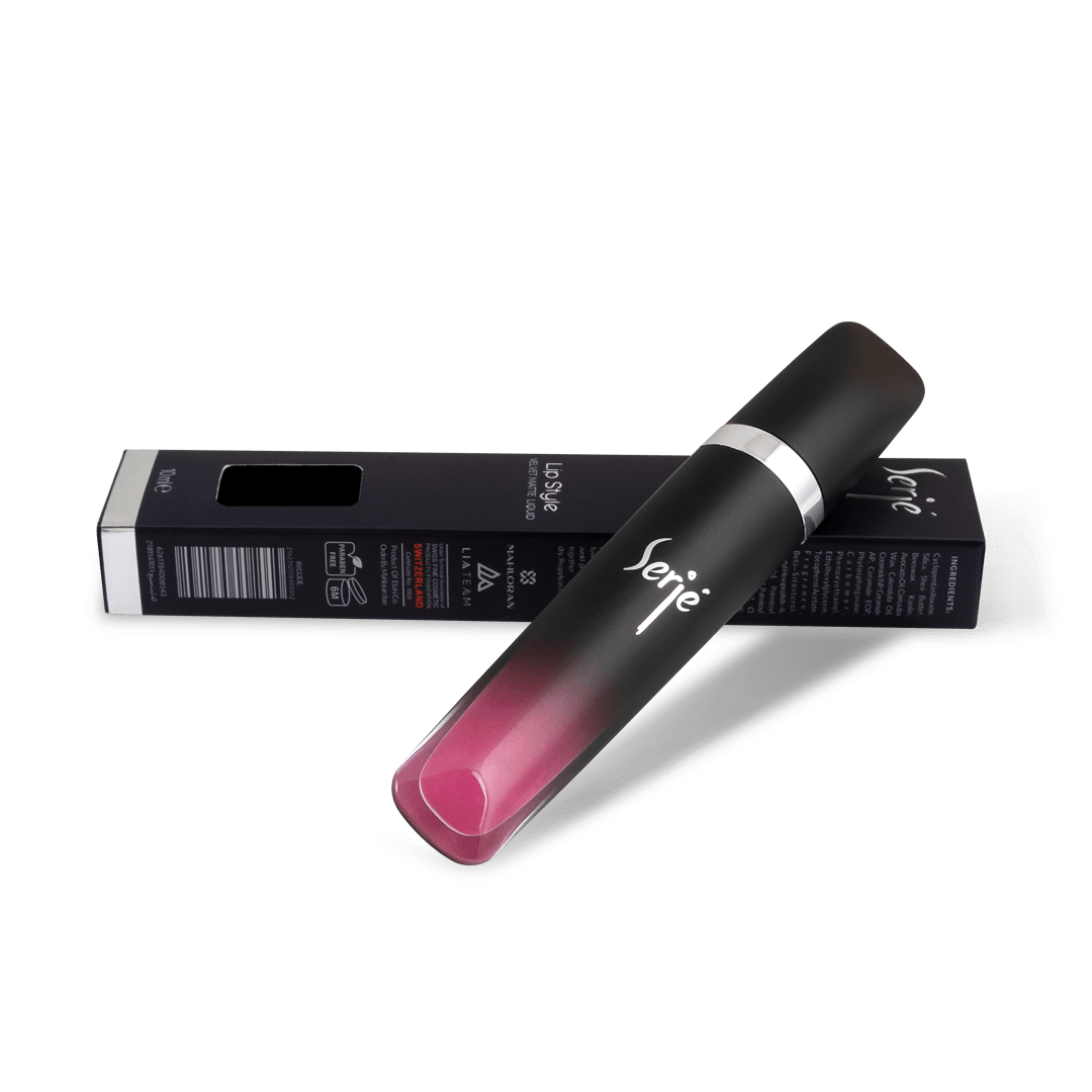 رژ لب مایع مخملی مات سرژه کد 106 (Magenta Pink) - تصویر 4